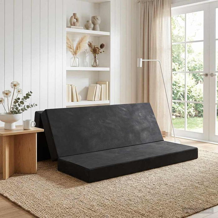 Canapea Pat Pliabilă 180 x 67 x 45 cm Negru - WALTI WALTI