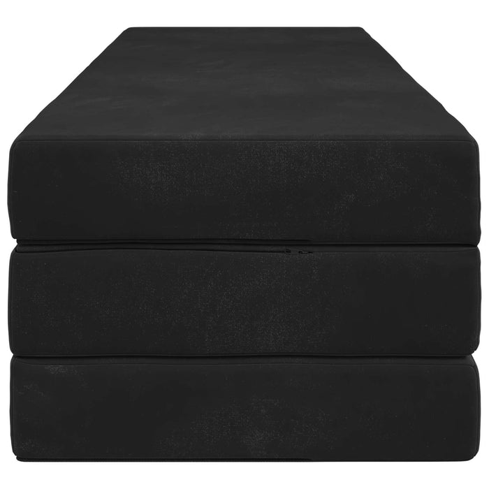 Canapea Pat Pliabilă 180 x 67 x 45 cm Negru - WALTI WALTI