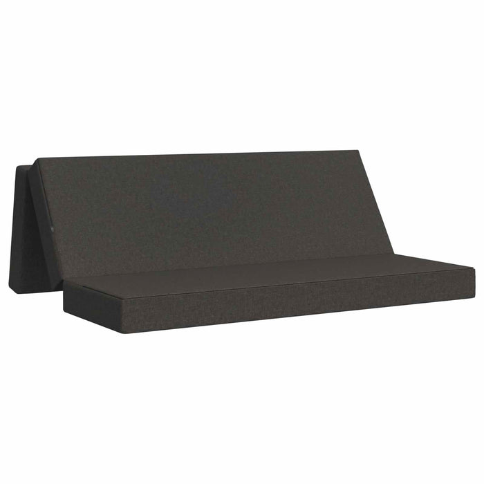 Canapea Pat Pliabilă 200 x 67 x 45 cm Gri închis - WALTI WALTI