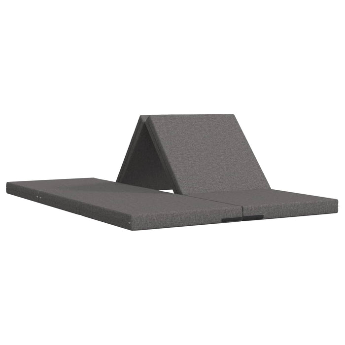 Canapea Pat Pliabilă 140 x 67 x 45 cm Gri deschis - WALTI WALTI