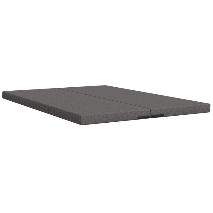 Canapea Pat Pliabilă 140 x 67 x 45 cm Gri deschis - WALTI WALTI