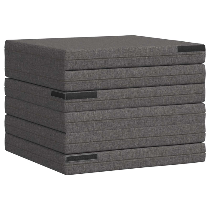 Canapea Pat Pliabilă 140 x 67 x 45 cm Gri deschis - WALTI WALTI