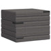 Canapea Pat Pliabilă 140 x 67 x 45 cm Gri deschis - WALTI WALTI