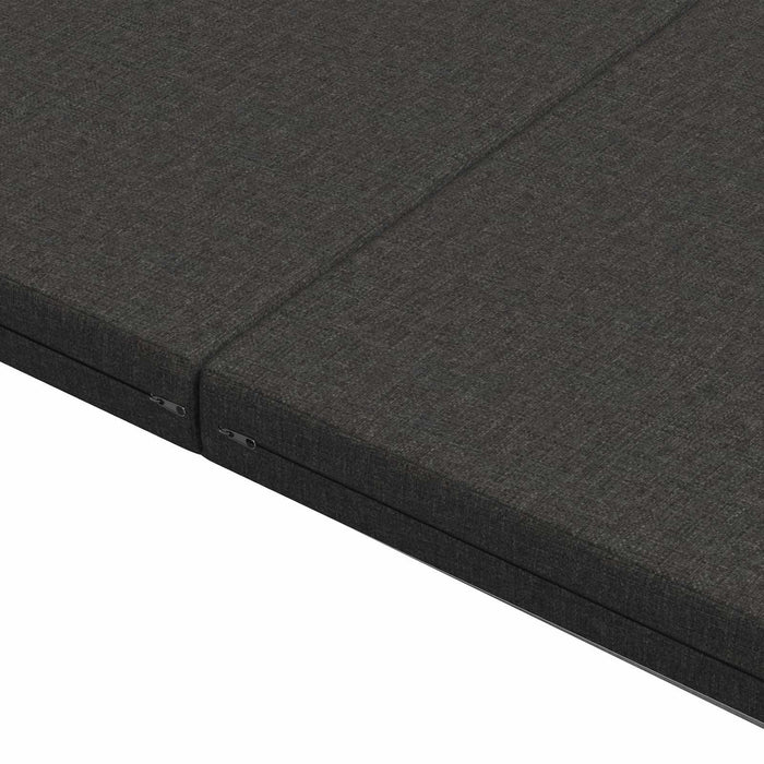 Canapea Pat Pliabilă 140 x 67 x 45 cm Gri închis - WALTI WALTI
