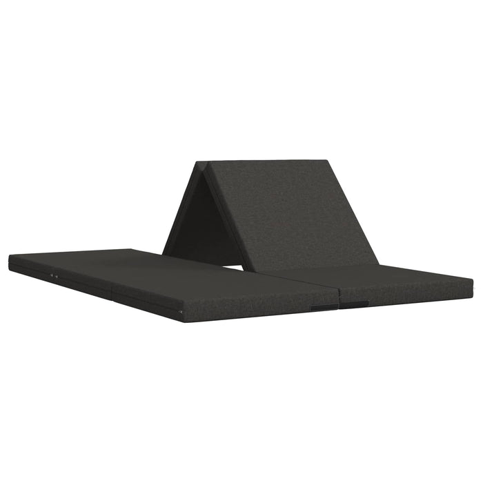 Canapea Pat Pliabilă 140 x 67 x 45 cm Gri închis - WALTI WALTI