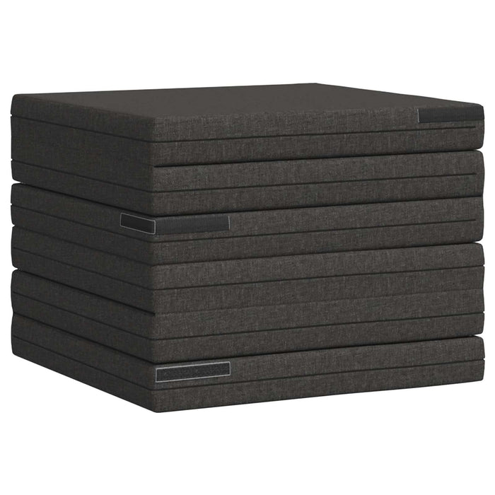 Canapea Pat Pliabilă 140 x 67 x 45 cm Gri închis - WALTI WALTI