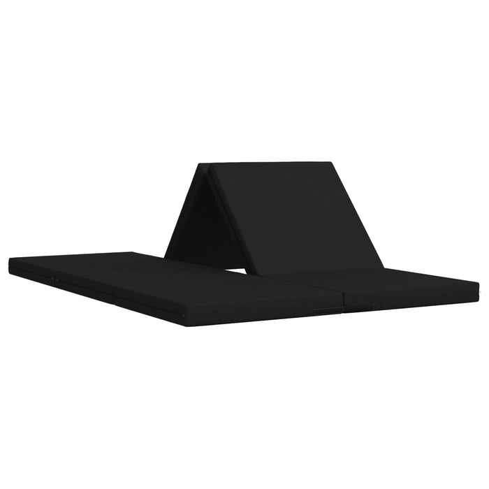Canapea Pat Pliabilă 140 x 67 x 45 cm Negru - WALTI WALTI