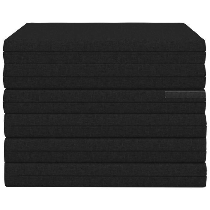 Canapea Pat Pliabilă 140 x 67 x 45 cm Negru - WALTI WALTI