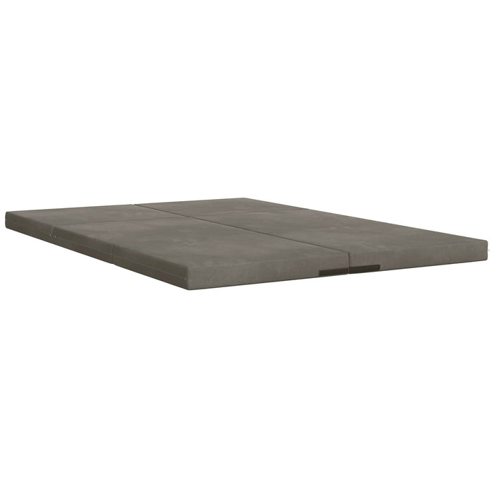 Canapea Pat Pliabilă 140 x 67 x 45 cm Gri deschis - WALTI WALTI