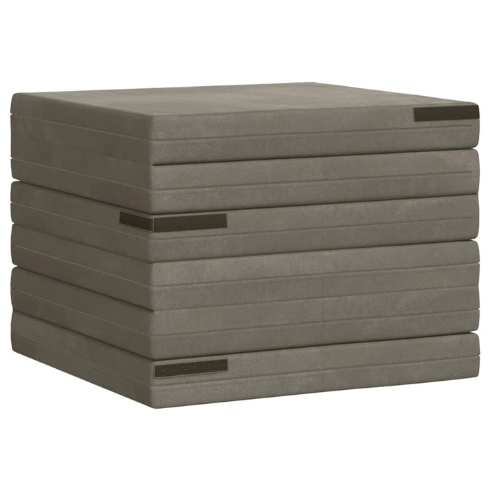 Canapea Pat Pliabilă 140 x 67 x 45 cm Gri deschis - WALTI WALTI