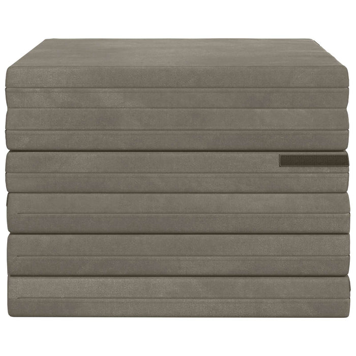 Canapea Pat Pliabilă 140 x 67 x 45 cm Gri deschis - WALTI WALTI