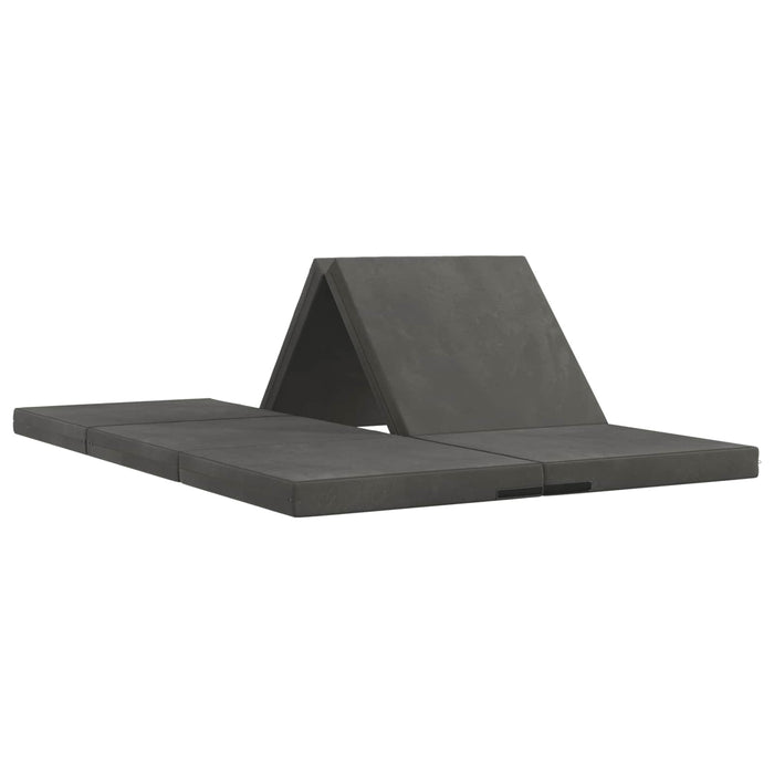 Canapea Pat Pliabilă 140 x 67 x 45 cm Gri închis - WALTI WALTI