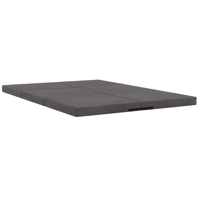 Canapea Pat Pliabilă 140 x 67 x 45 cm Gri închis - WALTI WALTI