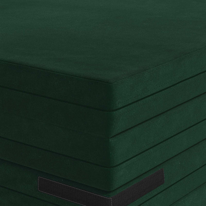 Canapea Pat Pliabilă 140 x 67 x 45 cm Verde închis - WALTI WALTI