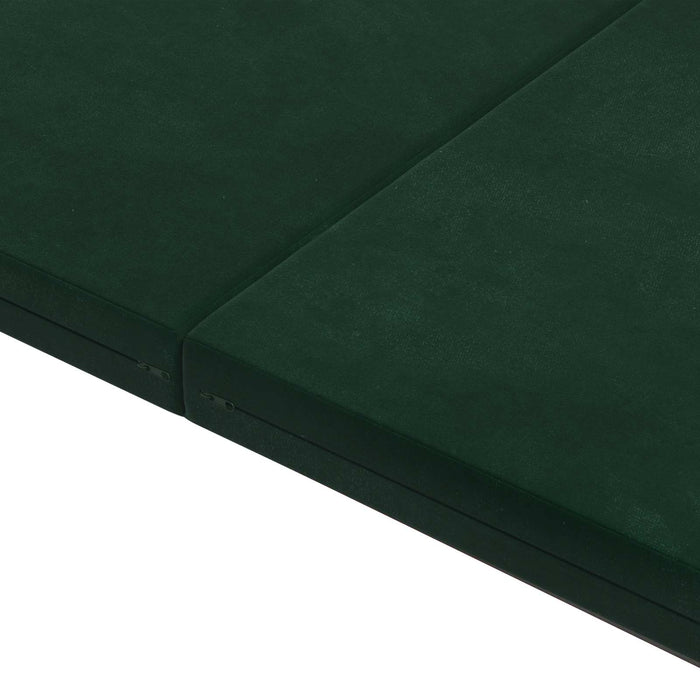 Canapea Pat Pliabilă 140 x 67 x 45 cm Verde închis - WALTI WALTI