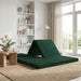 Canapea Pat Pliabilă 140 x 67 x 45 cm Verde închis - WALTI WALTI
