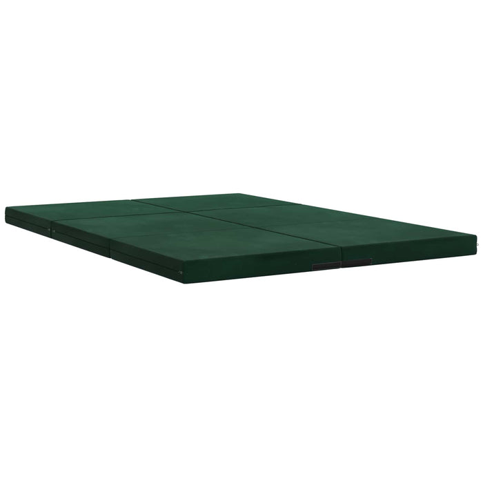 Canapea Pat Pliabilă 140 x 67 x 45 cm Verde închis - WALTI WALTI