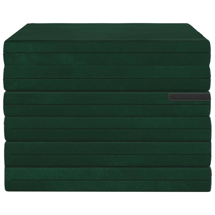 Canapea Pat Pliabilă 140 x 67 x 45 cm Verde închis - WALTI WALTI