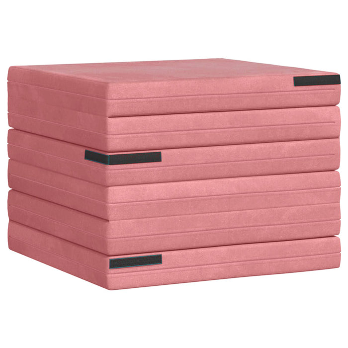 Canapea Pat Pliabilă 140 x 67 x 45 cm Roz - WALTI WALTI