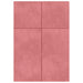 Canapea Pat Pliabilă 140 x 67 x 45 cm Roz - WALTI WALTI