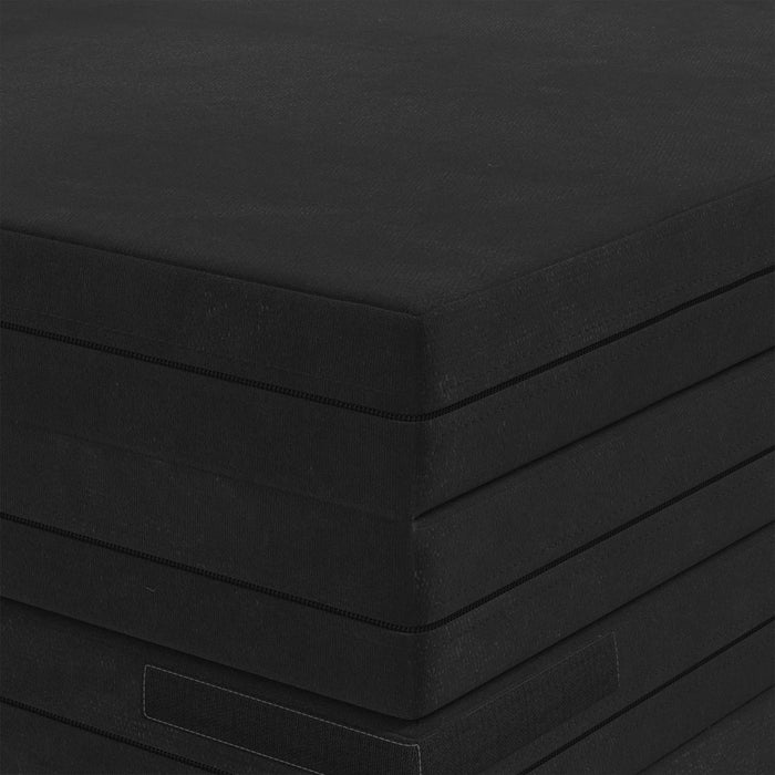 Canapea Pat Pliabilă 140 x 67 x 45 cm Negru - WALTI WALTI