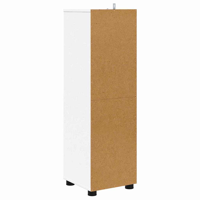 Dulap de Baie cu sertar Alb 30,5 x 30 x 101 cm Lemn compozit - WALTI WALTI