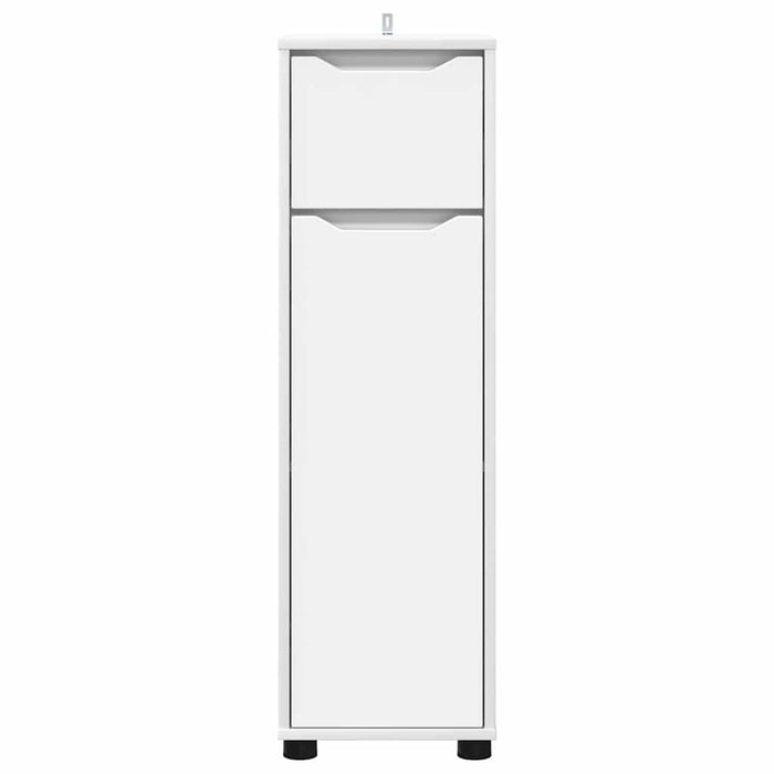 Dulap de Baie cu sertar Alb 30,5 x 30 x 101 cm Lemn compozit - WALTI WALTI