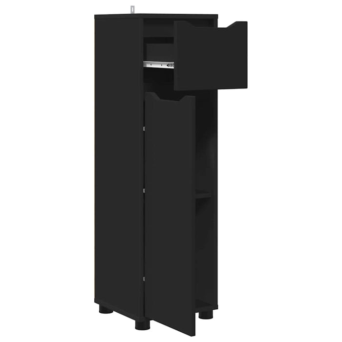 Dulap de Baie cu sertar Negru 30,5 x 30 x 101 cm Lemn compozit - WALTI WALTI