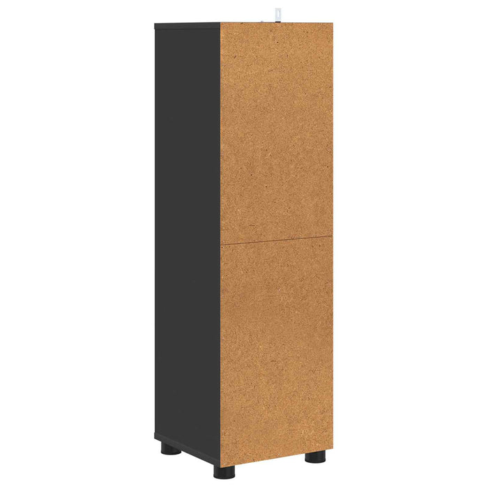 Dulap de Baie Negru 30,5 x 30 x 101 cm Lemn prelucrat WALTI