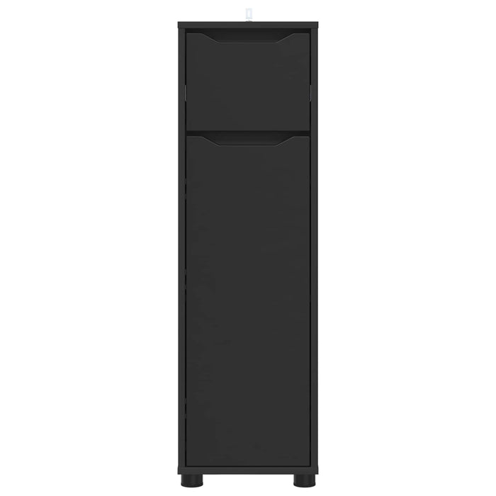 Dulap de Baie Negru 30,5 x 30 x 101 cm Lemn prelucrat WALTI