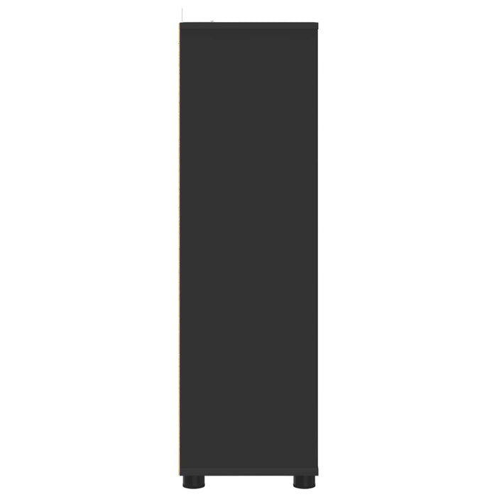 Dulap de Baie Negru 30,5 x 30 x 101 cm Lemn prelucrat WALTI