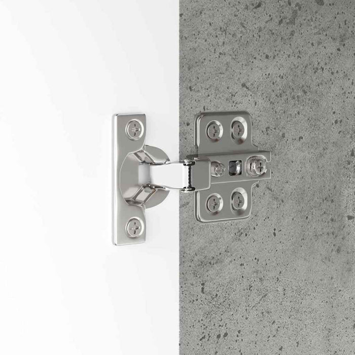 Dulap de Baie Gri din beton 30,5 x 30 x 101 cm Lemn compozit - WALTI WALTI