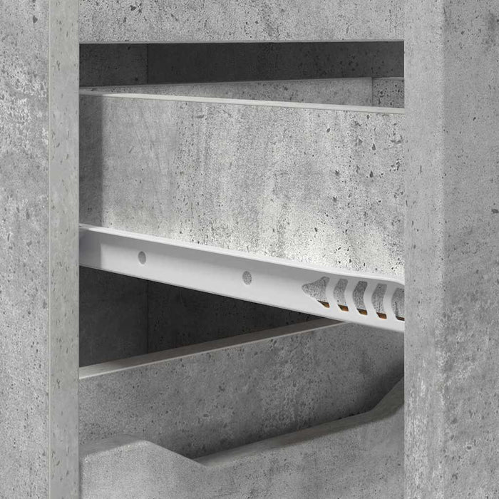 Dulap de Baie Gri din beton 30,5 x 30 x 101 cm Lemn compozit - WALTI WALTI