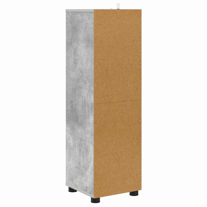 Dulap de Baie Gri din beton 30,5 x 30 x 101 cm Lemn compozit - WALTI WALTI