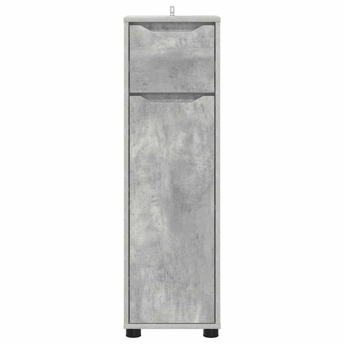 Dulap de Baie Gri din beton 30,5 x 30 x 101 cm Lemn compozit - WALTI WALTI