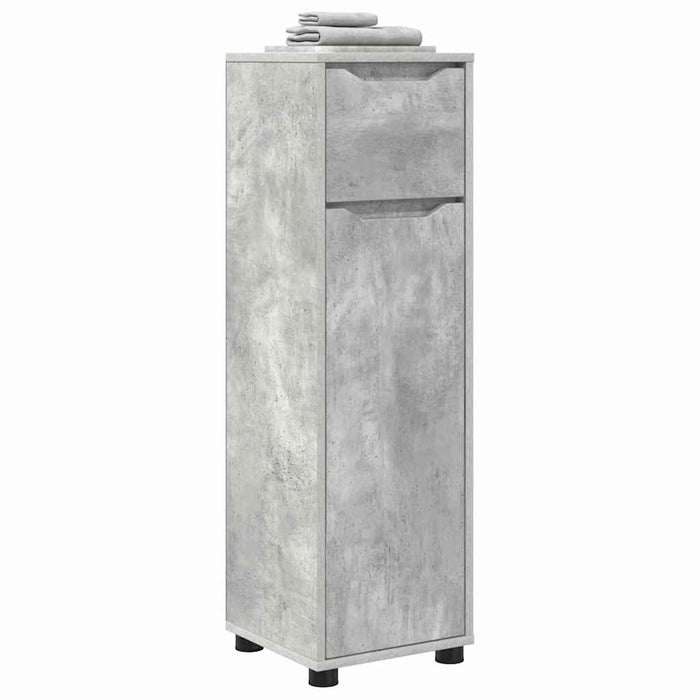 Dulap de Baie Gri din beton 30,5 x 30 x 101 cm Lemn compozit - WALTI WALTI