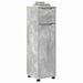 Dulap de Baie Gri din beton 30,5 x 30 x 101 cm Lemn compozit - WALTI WALTI