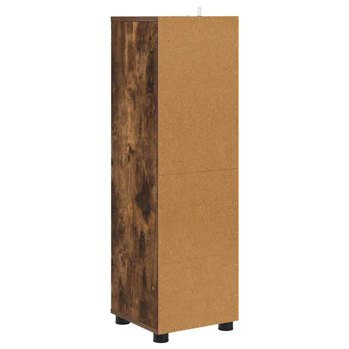 Dulap de Baie Stejar fumuriu 30,5 x 30 x 101 cm Lemn compozit - WALTI WALTI