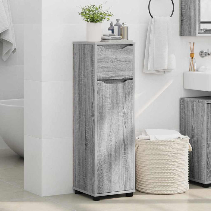 Dulap de Baie Gri Sonoma 30,5 x 30 x 101 cm Lemn compozit - WALTI WALTI