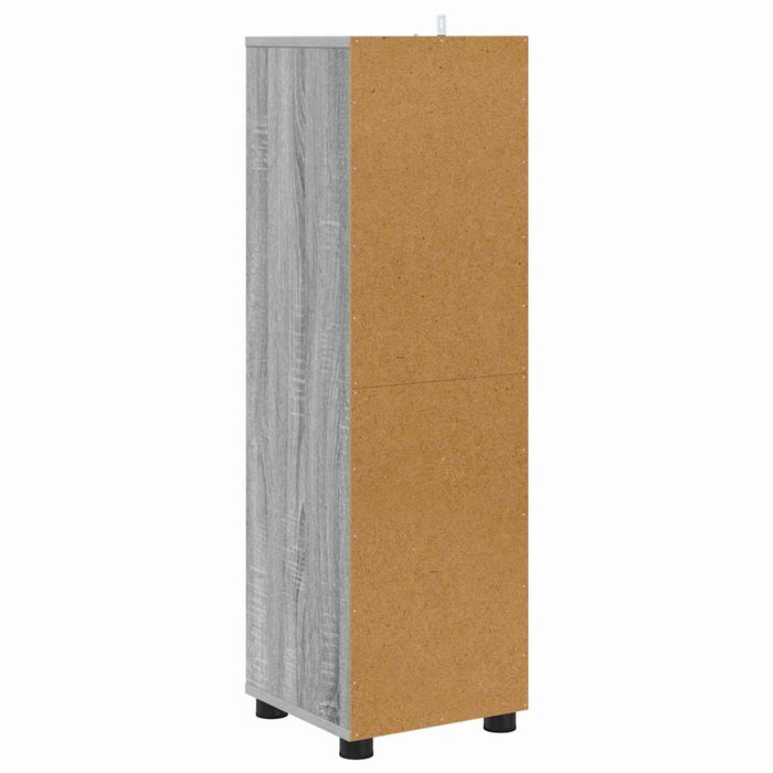 Dulap de Baie Gri Sonoma 30,5 x 30 x 101 cm Lemn compozit - WALTI WALTI