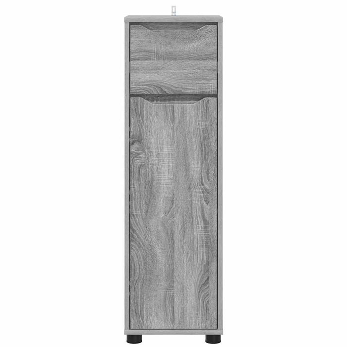 Dulap de Baie Gri Sonoma 30,5 x 30 x 101 cm Lemn compozit - WALTI WALTI
