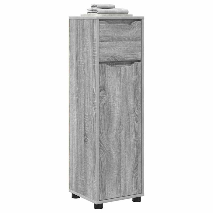 Dulap de Baie Gri Sonoma 30,5 x 30 x 101 cm Lemn compozit - WALTI WALTI