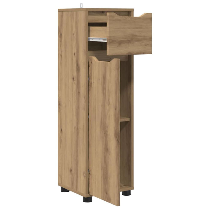 Dulap de Baie Stejar Artizanal 30,5 x 30 x 101 cm Lemn compozit - WALTI WALTI