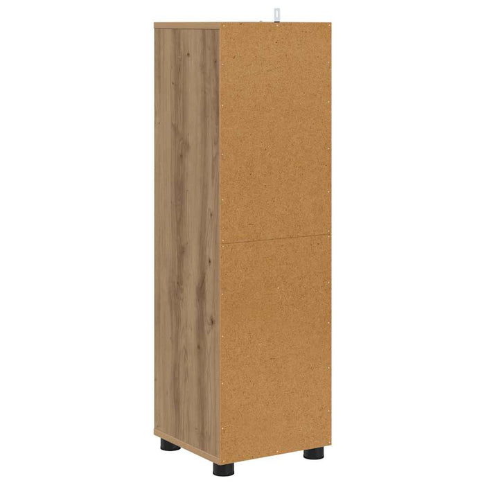 Dulap de Baie Stejar Artizanal 30,5 x 30 x 101 cm Lemn compozit - WALTI WALTI