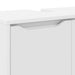 Cabinet pentru chiuvetă de baie cu raft Alb 60 x 30 x 60 cm - WALTI WALTI