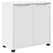 Cabinet pentru chiuvetă de baie cu raft Alb 60 x 30 x 60 cm - WALTI WALTI