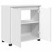 Cabinet pentru chiuvetă de baie cu raft Alb 60 x 30 x 60 cm - WALTI WALTI