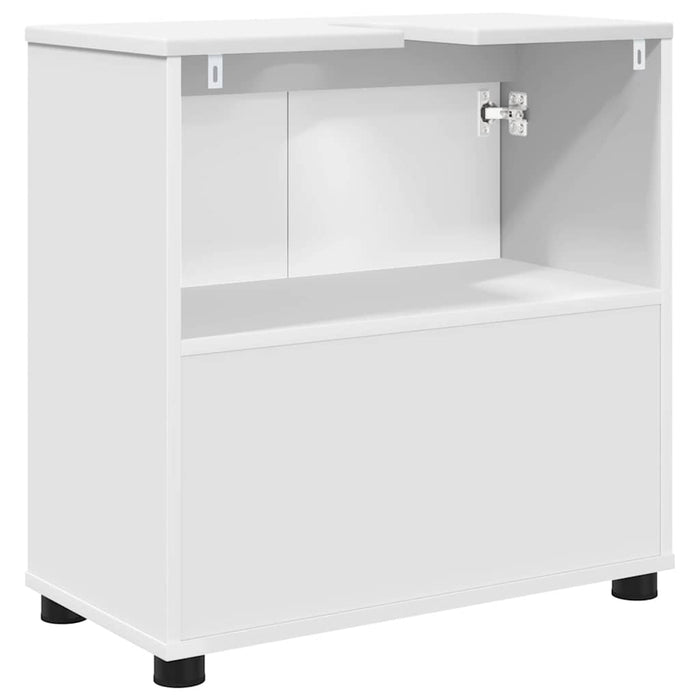 Cabinet pentru chiuvetă de baie cu raft Alb 60 x 30 x 60 cm - WALTI WALTI