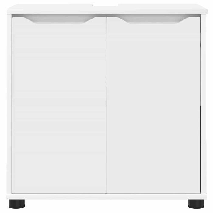Cabinet pentru chiuvetă de baie cu raft Alb 60 x 30 x 60 cm - WALTI WALTI