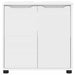 Cabinet pentru chiuvetă de baie cu raft Alb 60 x 30 x 60 cm - WALTI WALTI